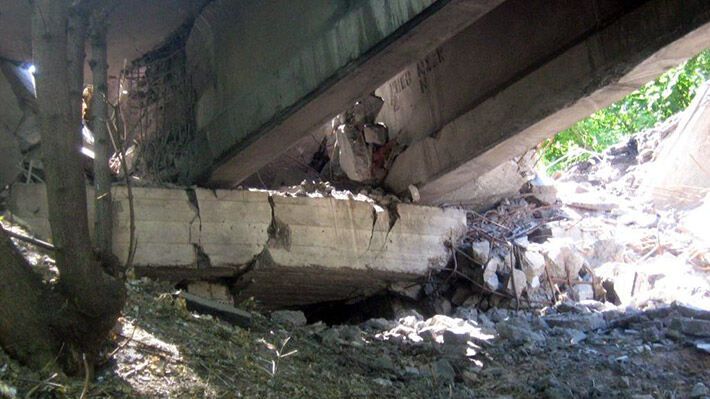 Дорожня служба підтвердила факт підриву моста в Закотному