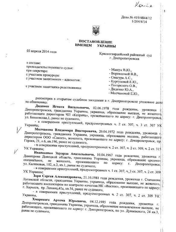 Прокурор Дніпропетровської області покриває торгівлю наркотиками. Документи