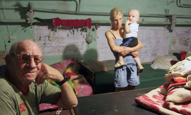 Бомбоубежища Горловки. Фоторепортаж