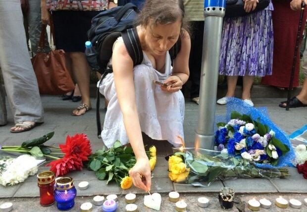 В сети появилось видео жесткого разгона московского "Вечера скорби" по погибшим в Украине