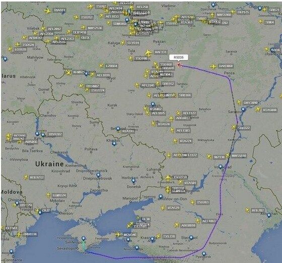 Путін підірвав мережу своїм маршрутом з Москви до Криму: його обізвали боягузом