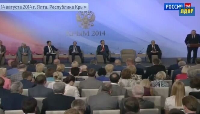 З'явилося відео феєричного виступу Жириновського в Криму