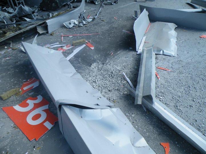 Опубликованы новые фото разрушений на "Донбасс Арене"