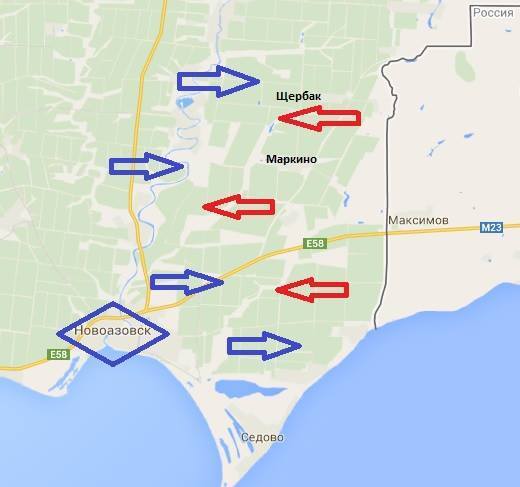 Опубліковано мапу вторгнення Росії в Україну