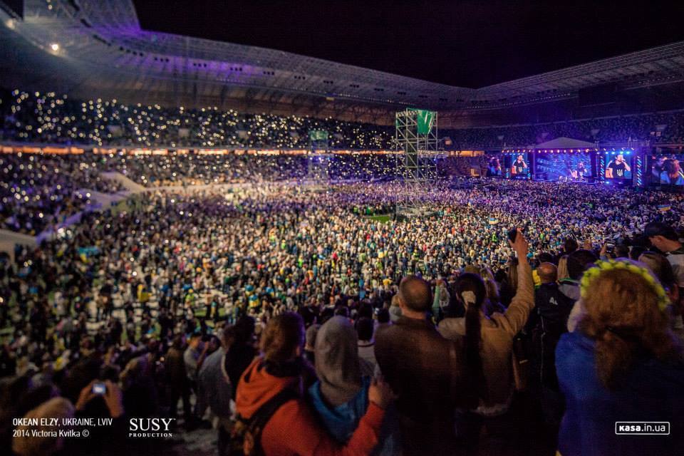 "Океан Эльзы" во Львове на День Независимости. Фоторепортаж