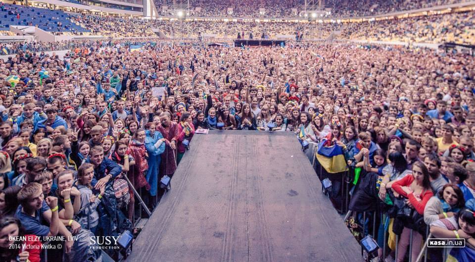 "Океан Эльзы" во Львове на День Независимости. Фоторепортаж