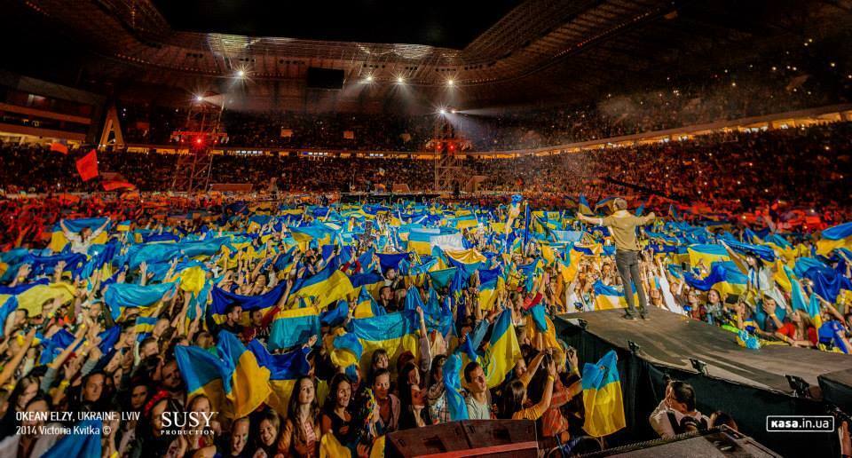 "Океан Эльзы" во Львове на День Независимости. Фоторепортаж