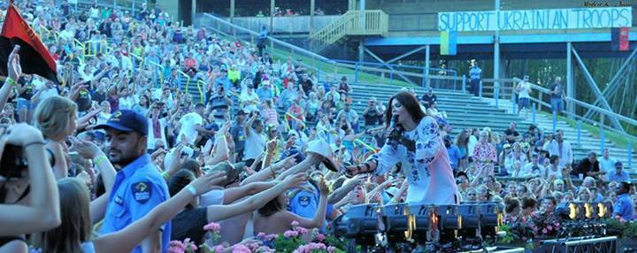 Концерт Русланы в Канаде собрал более 10 тысяч зрителей