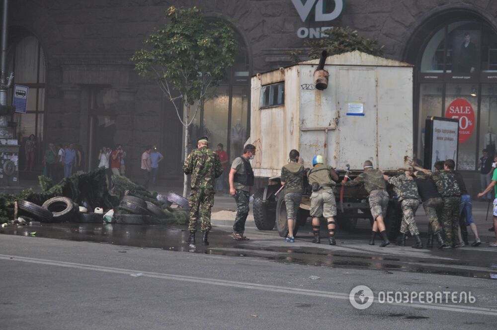 Попытка расчистить Майдан закончилась ничем