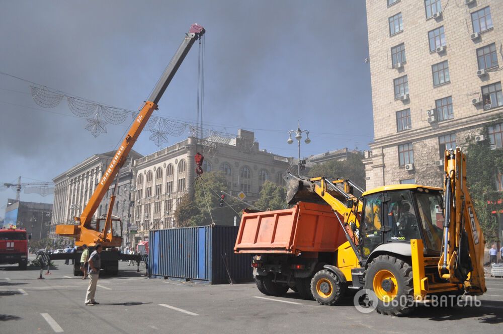 Попытка расчистить Майдан закончилась ничем