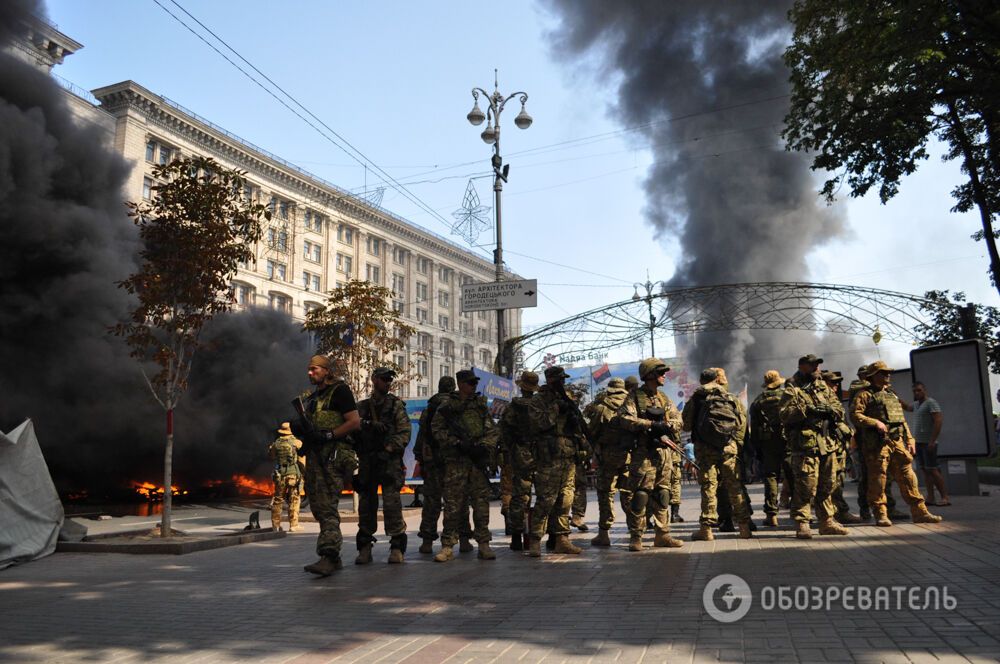Попытка расчистить Майдан закончилась ничем