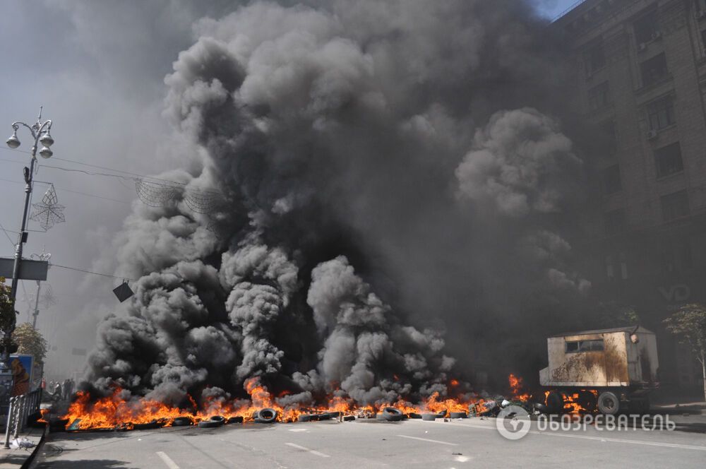 Попытка расчистить Майдан закончилась ничем
