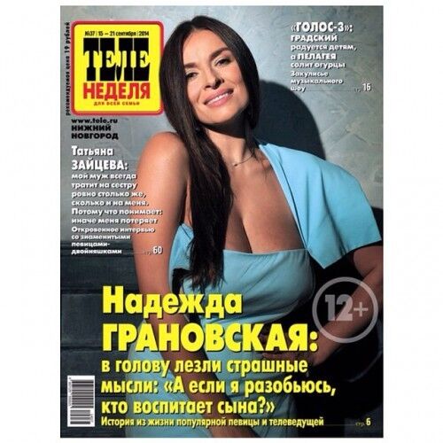 Надежда Мейхер-Грановская снялась в фотосессии для российского издания