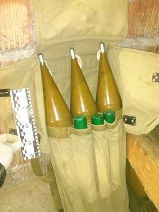 В гараже жителя Днепропетровска обнаружен склад оружия