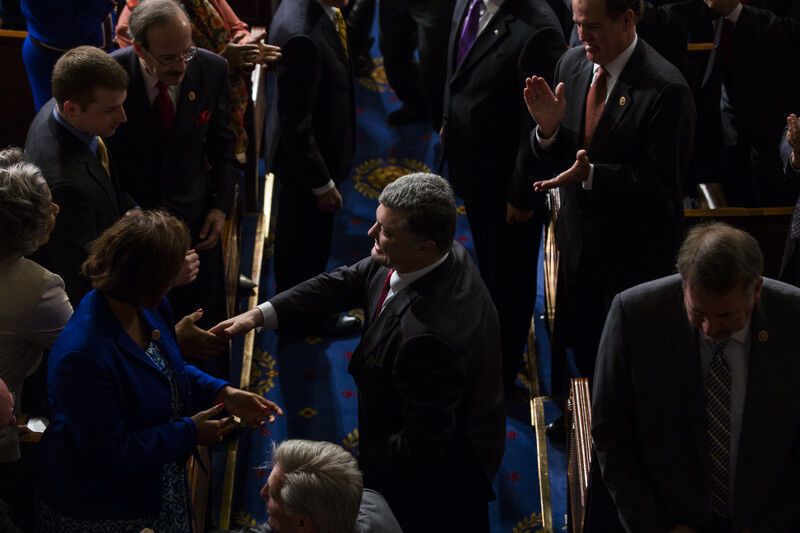 Выступление Порошенко в Конгрессе США