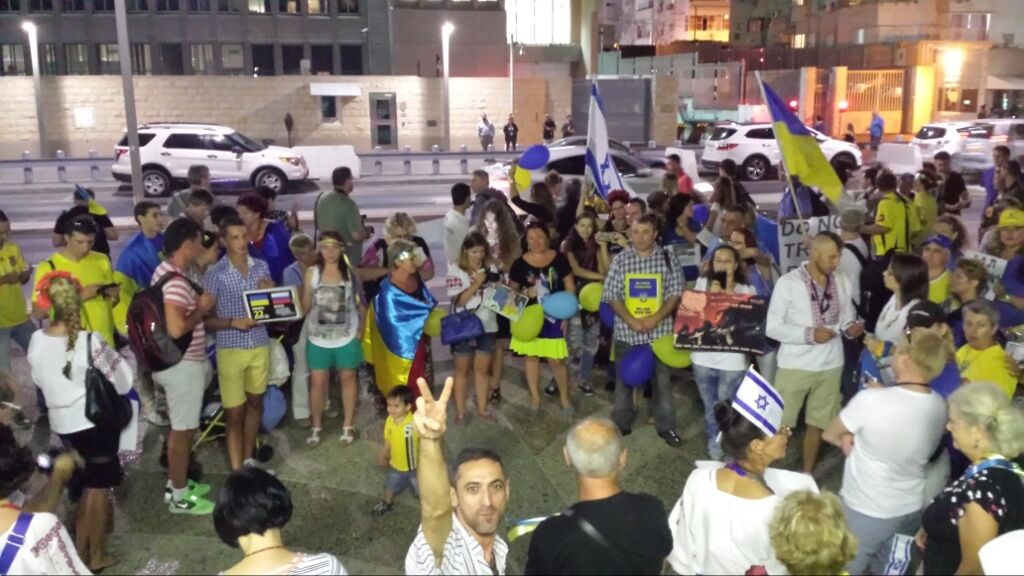 Самые массовые акции в поддержку Украины прошли в Израиле