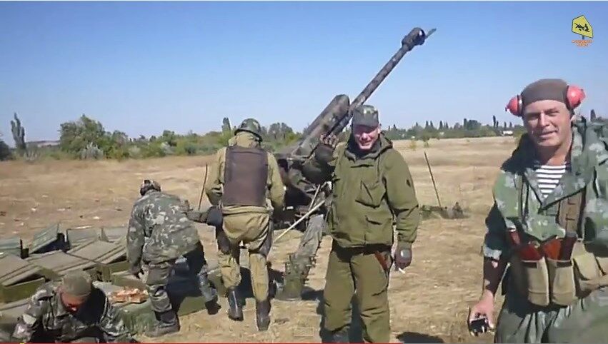 Російські найманці "ЛНР" зняли на відео артобстріл позицій українських військових