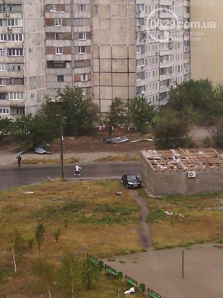 Опубліковано фото і відео понівечених після урагану Дніпропетровська і Маріуполя