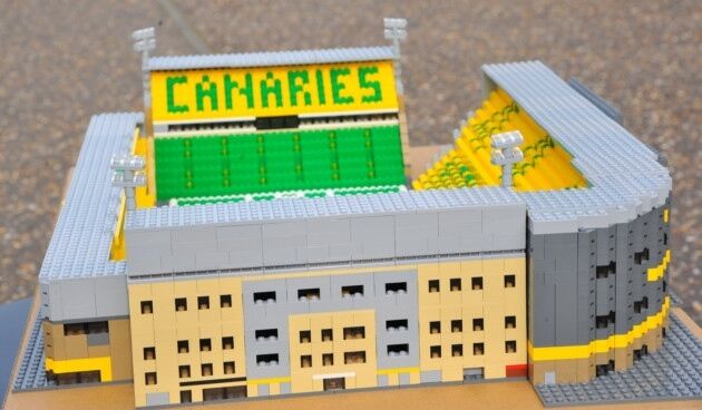Британский болельщик собрал из Lego копию стадиона "Норвича"