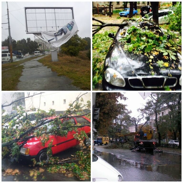Опубликованы фото  и видео изувеченных после урагана Днепропетровска и Мариуполя