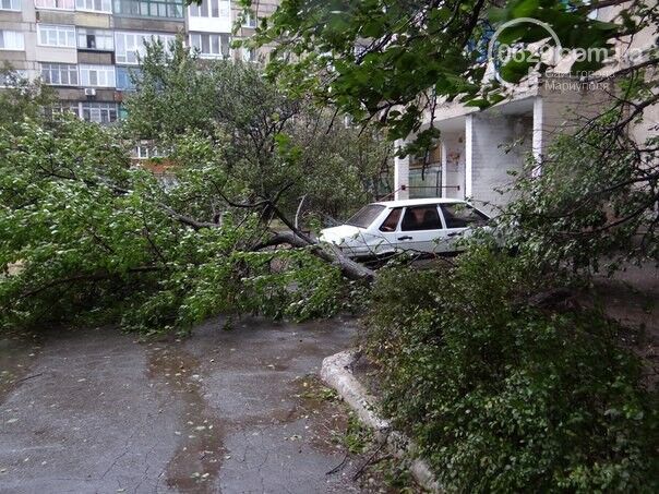 Опубликованы фото  и видео изувеченных после урагана Днепропетровска и Мариуполя