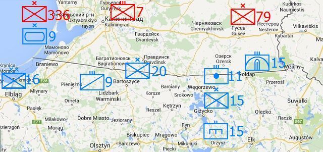 Поляки Путіну: впродовж 48 годин наші війська можуть бути під Калінінградом 