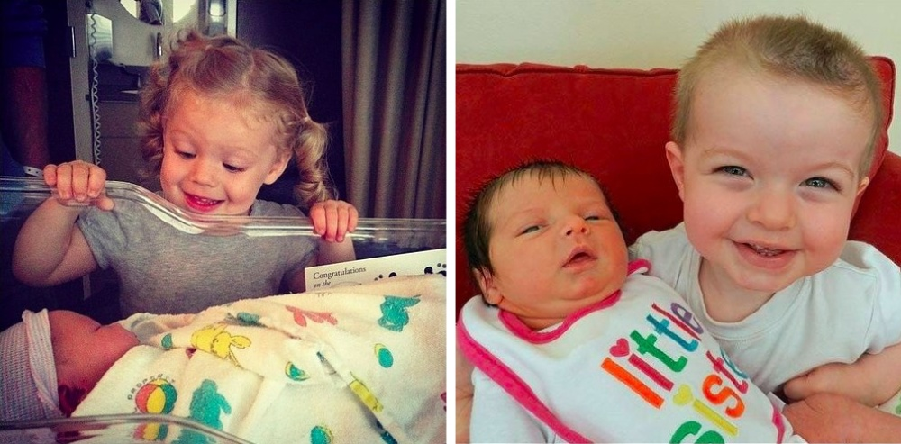 Трогательные фото детей, которые впервые увидели своих братиков и сестричек
