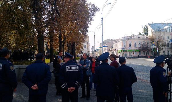 В Харькове на запрещенном "Марше мира" задержали 23 сепаратиста