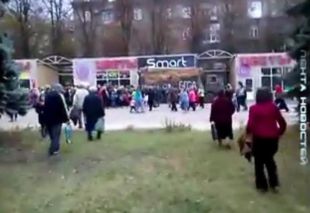 Жители Горловки устроили давку из-за варенья "от Беса"