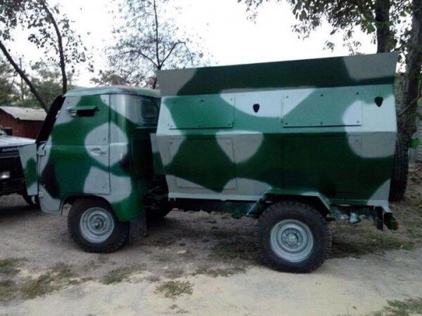 Самодельные бронеавто в зоне АТО