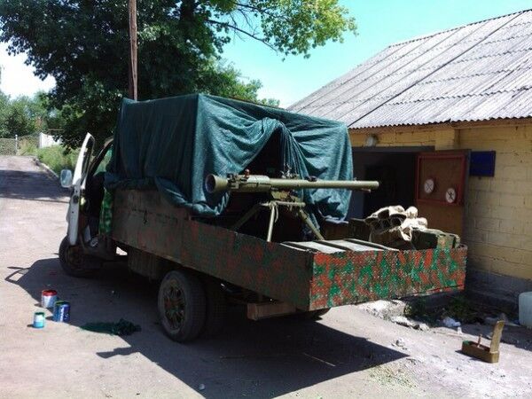 Самодельные бронеавто в зоне АТО