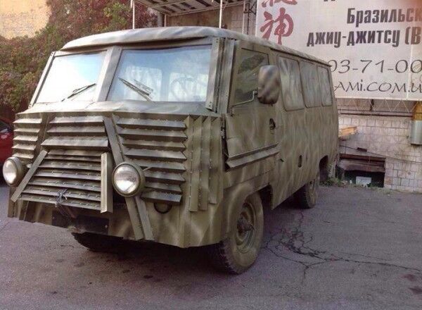 Самодельные бронеавто в зоне АТО