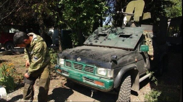 Самодельные бронеавто в зоне АТО