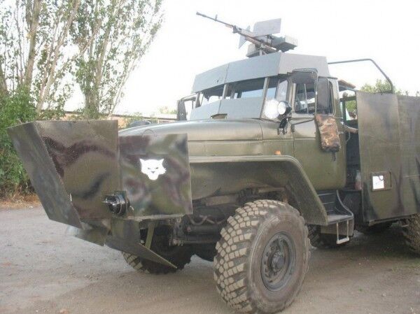 Самодельные бронеавто в зоне АТО