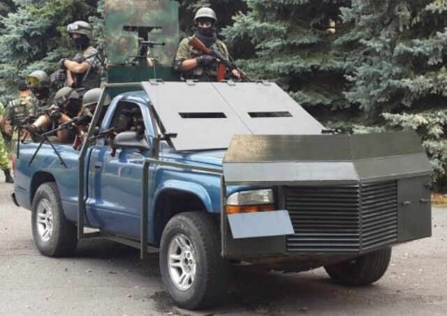 Самодельные бронеавто в зоне АТО