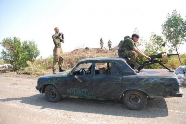 Самодельные бронеавто в зоне АТО