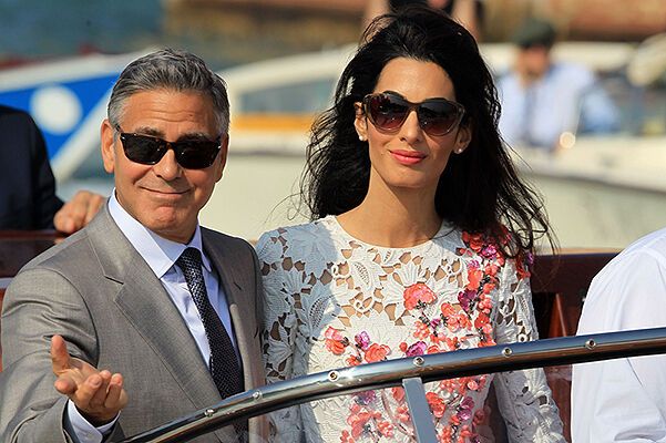 Мистер и миссис Клуни: первый выход в качестве супругов