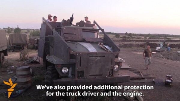 Самодельные бронеавто в зоне АТО