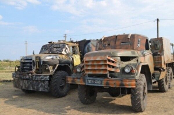 Самодельные бронеавто в зоне АТО