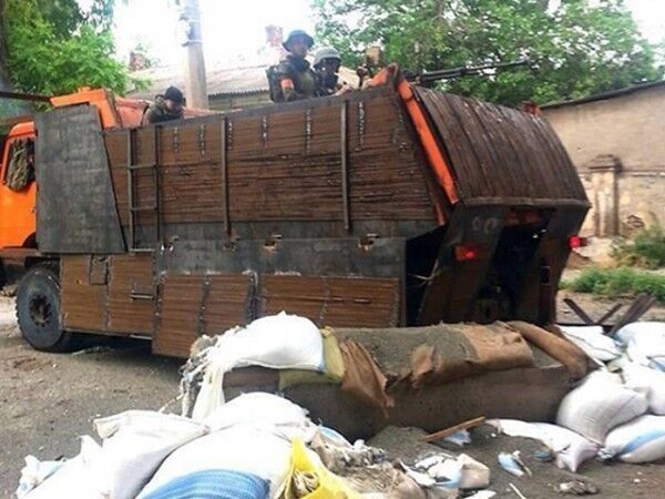 Самодельные бронеавто в зоне АТО