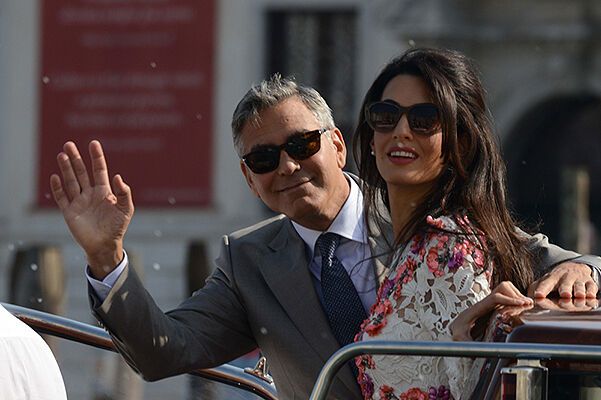 Мистер и миссис Клуни: первый выход в качестве супругов