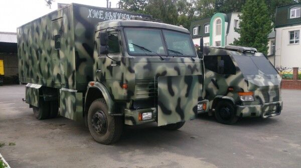 Самодельные бронеавто в зоне АТО