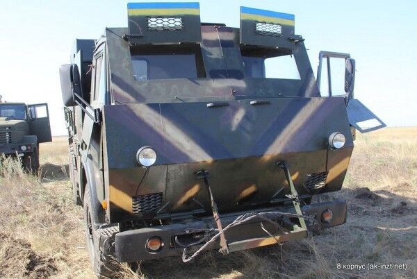 Самодельные бронеавто в зоне АТО