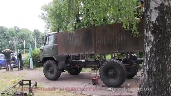 Самодельные бронеавто в зоне АТО