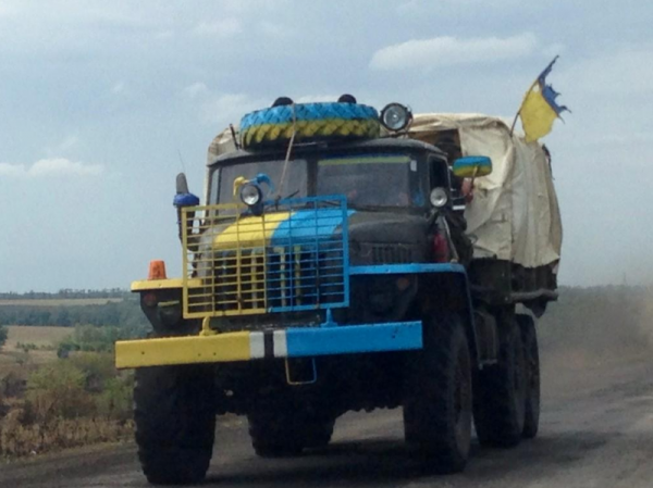 Самодельные бронеавто в зоне АТО