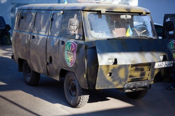 Самодельные бронеавто в зоне АТО