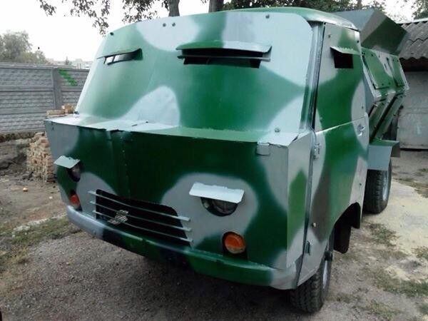 Самодельные бронеавто в зоне АТО