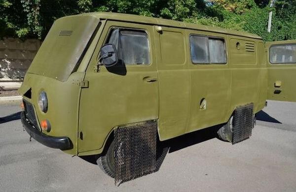 Самодельные бронеавто в зоне АТО