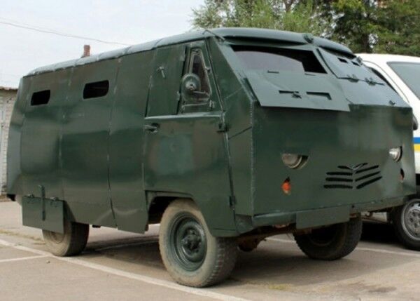 Самодельные бронеавто в зоне АТО