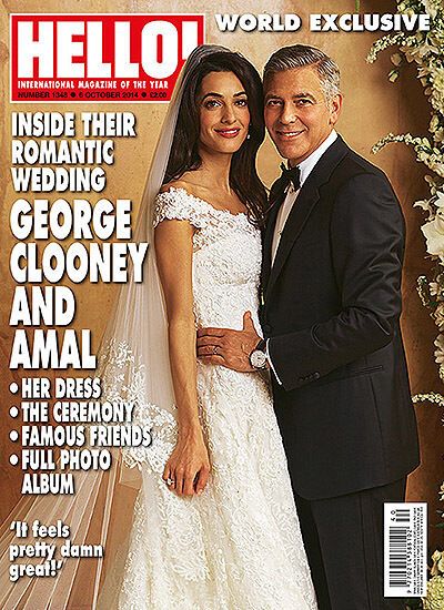 Опубликованы первые официальные свадебные фото Клуни и Аламуддин